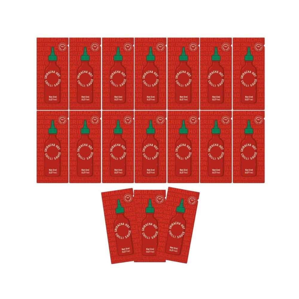 Flying Goose Sriracha Hot Chilli Sauce 8ml x 20 Sachets **BBD 28 Sept 2026** - Xihaha Oriental Food & Gifts