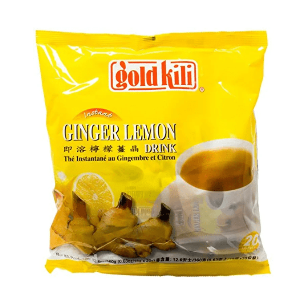 Gold Kili Instant Ginger Lemon Drink ( 18G X 20 Sachets ) 360G - Xihaha Oriental Food & Gifts