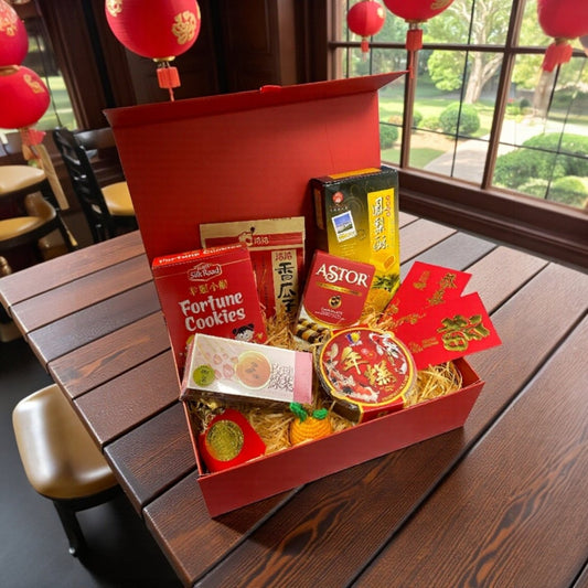 “Golden Abundance” Chinese New Year Celebration Hamper - Xihaha Oriental Food & Gifts