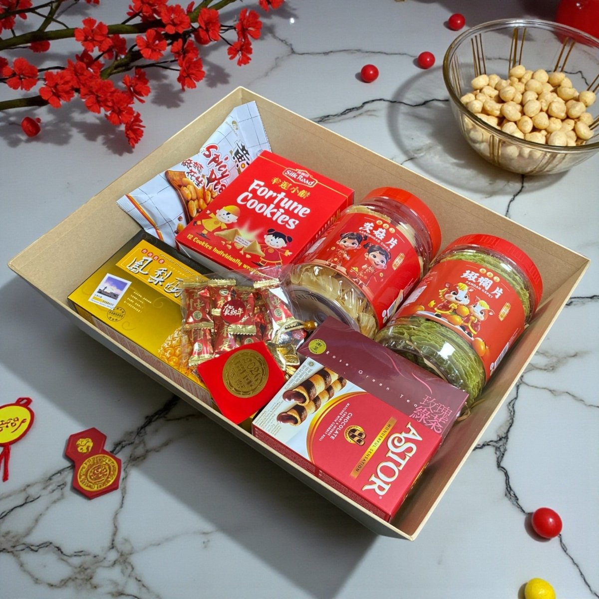 "Grand Prosperity" Chinese New Year Hamper Festive Gift Box (2026) - Xihaha Oriental Food & Gifts