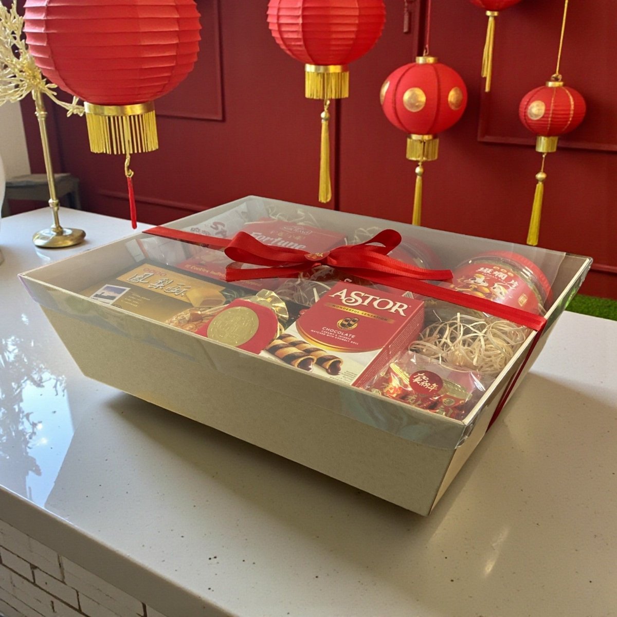 "Grand Prosperity" Chinese New Year Hamper Festive Gift Box (2026) - Xihaha Oriental Food & Gifts