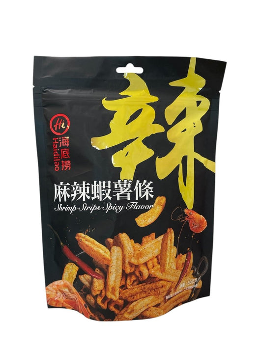 Haidilao Spicy Shrimp Fries 50g | Taiwanese Crunchy Shrimp Snack – Spicy Flavour - Xihaha Oriental Food & Gifts