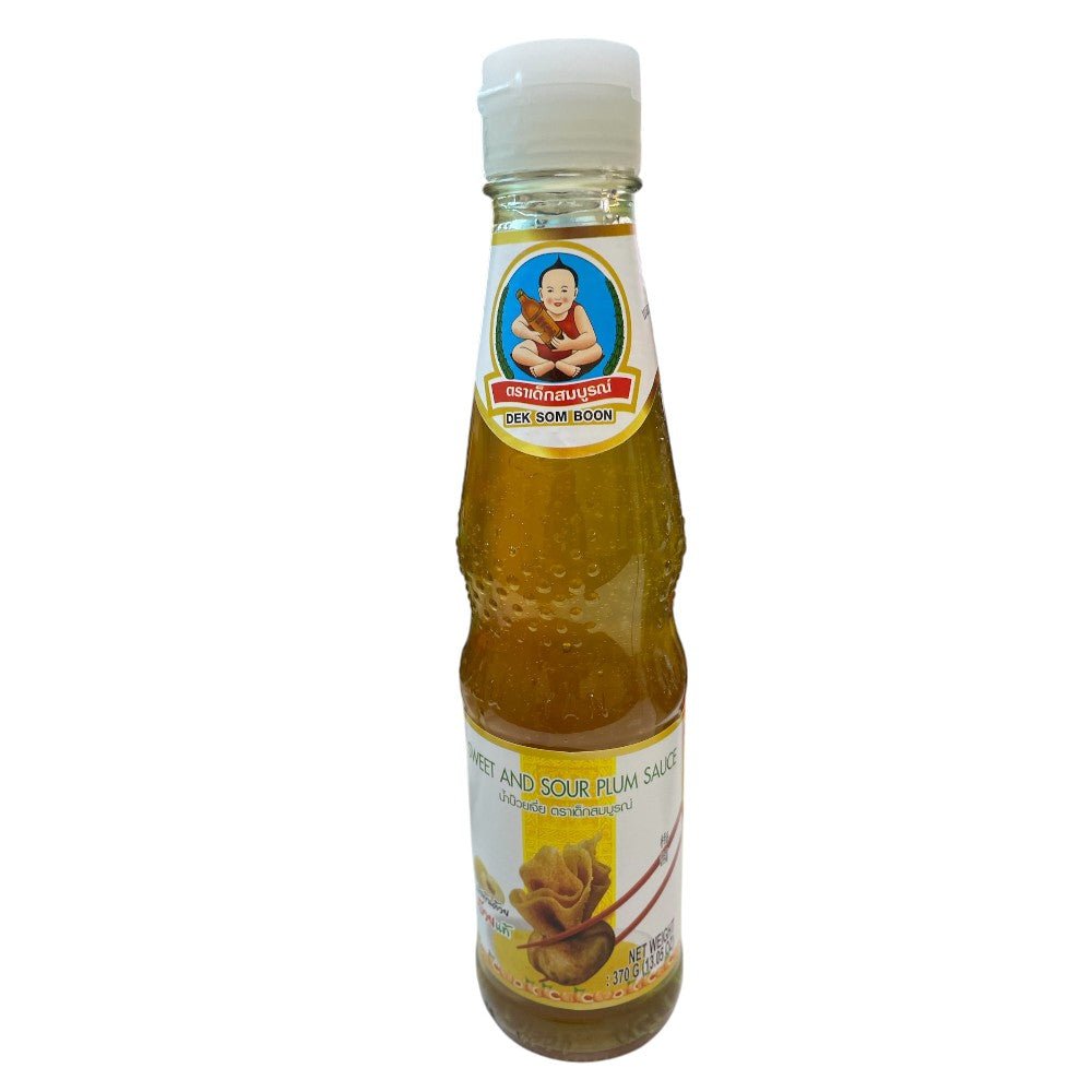 Healthy Boy Sweet & Sour Plum Sauce 370g – Thai Plum Sauce for Spring Rolls & Fried Foods - Xihaha Oriental Food & Gifts