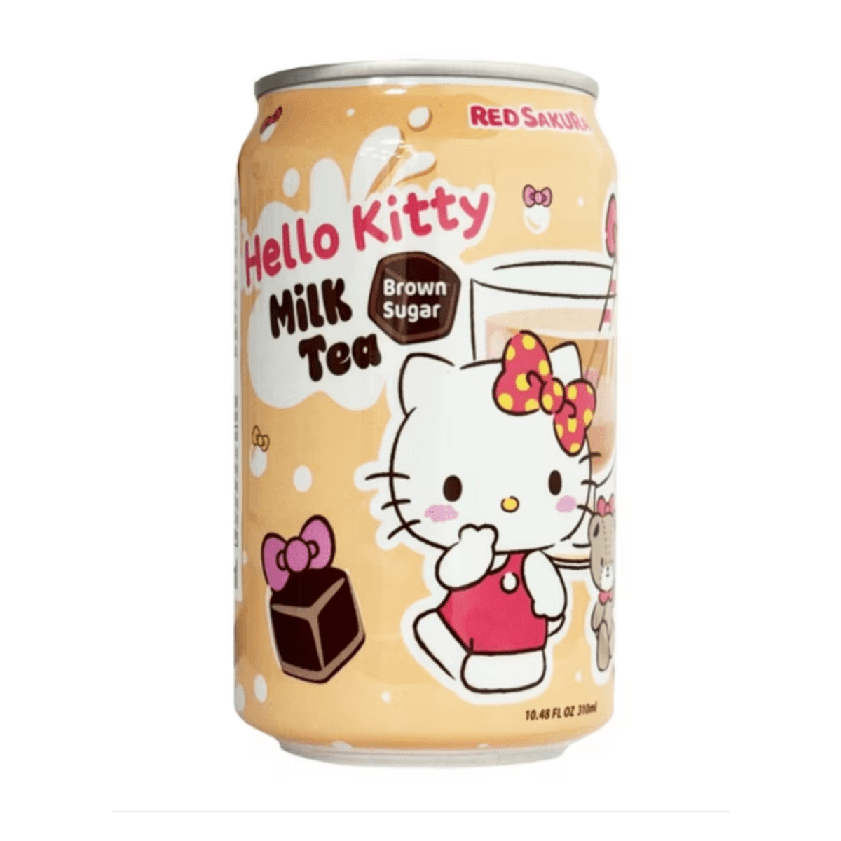Hello Kitty Boba Drink Variety Pack – 4 Flavours (Brown Sugar, Taro, Grape Jelly, Apple Jelly) 310ml x 4 | Asian Bubble Tea Gift Set UK - Xihaha Oriental Food & Gifts