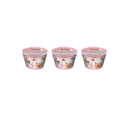 Hello Kitty Dim Sum Noodles Mini Bowl (Japanese Shrimp) 37g - Choose - Xihaha Oriental Food & Gifts