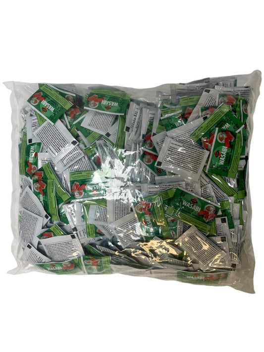 J - Basket Mini Wasabi Sachets 2.5g x 500pcs 1.25kg - Xihaha Limited