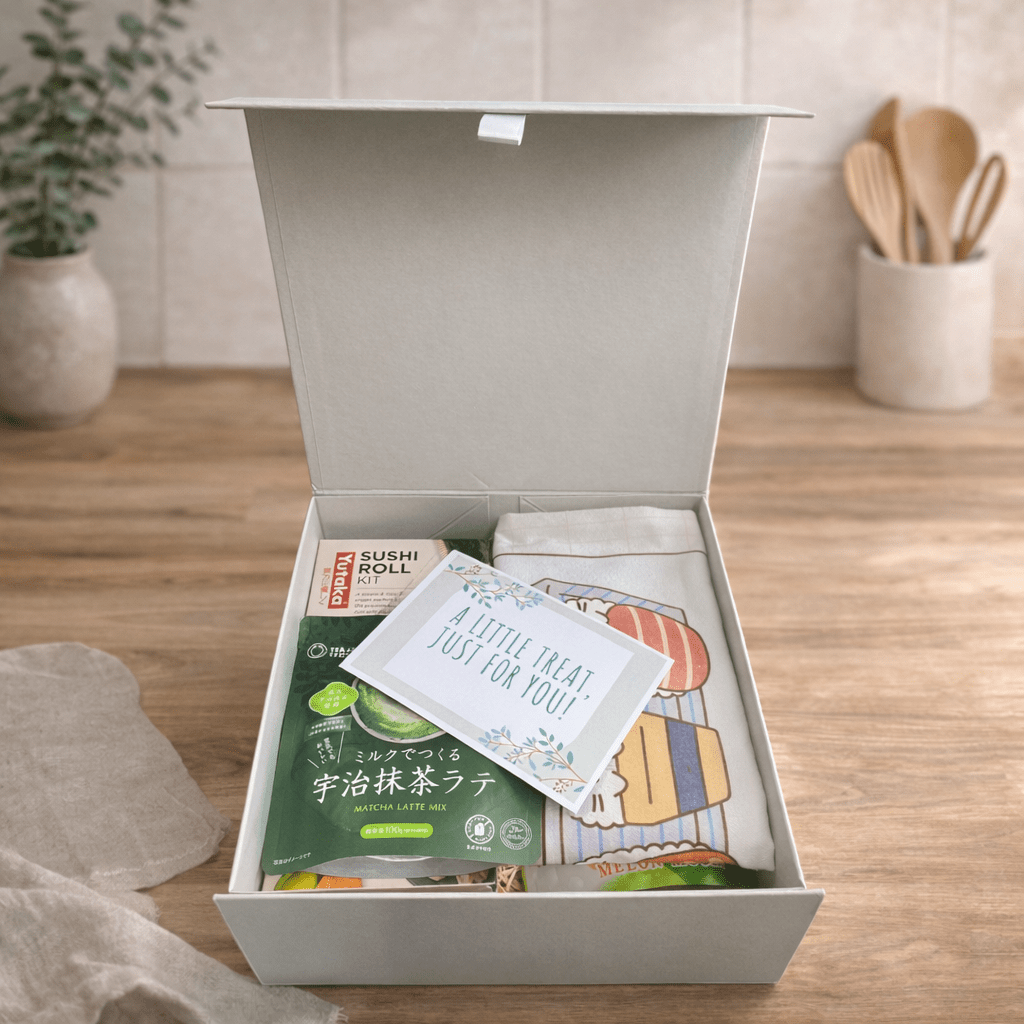 Japanese Sushi Gift Box – DIY Kit, Matcha Latte & Mochi Treats - Xihaha Oriental Food & Gifts