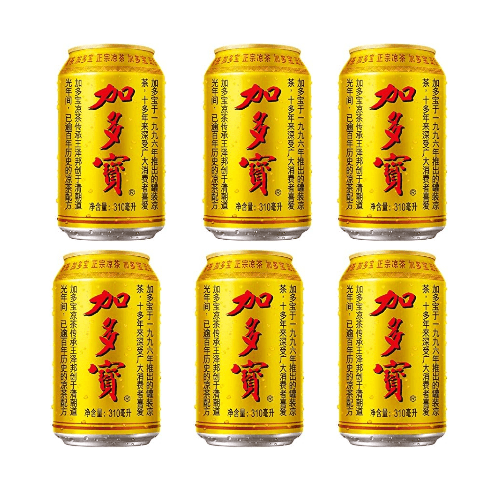 Jia Duo Bao Chinese Herbal Tea Drink 310ml - 6 Packs - Xihaha Oriental Food & Gifts