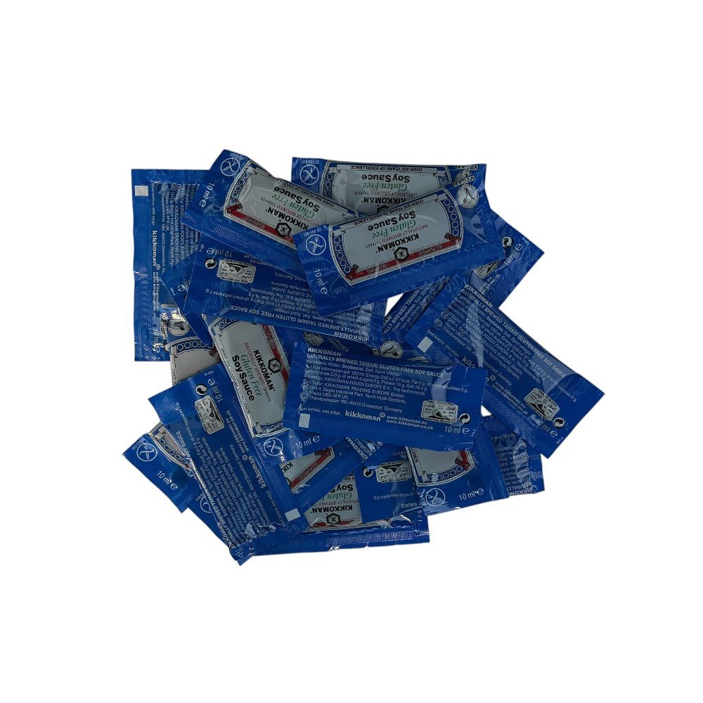 Kikkoman Tamari Gluten Free Soy Sauce Sachets 10ml | 20 sachets | 50 sachets - Catering camping short stay - Xihaha Oriental Food & Gifts