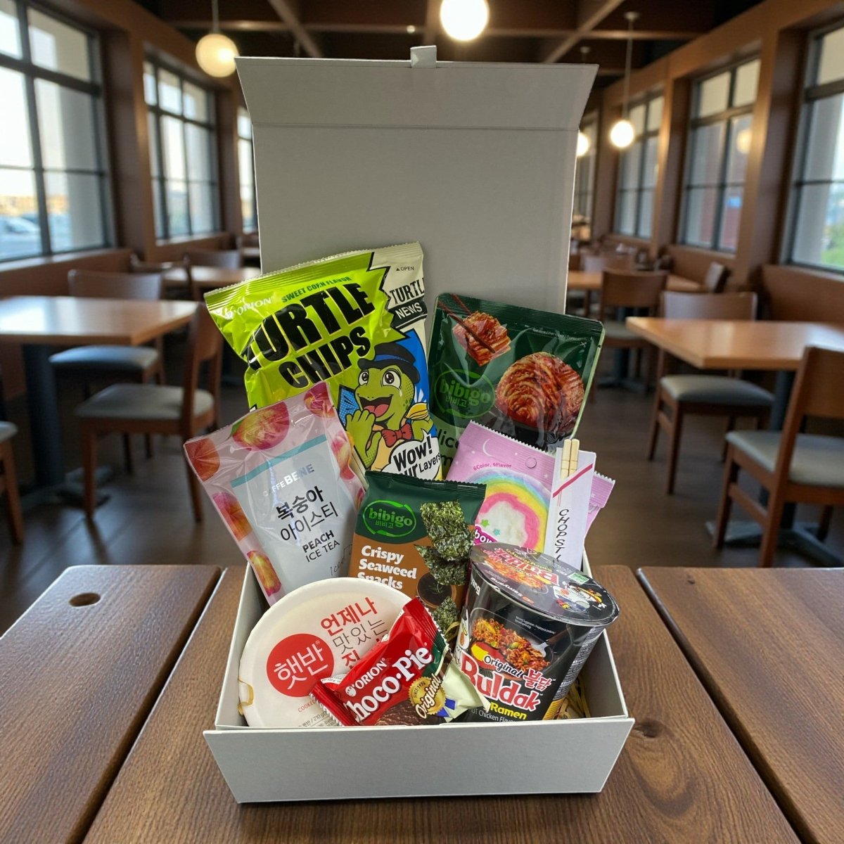 Korean Rice & Snack Gift Box Hamper - Xihaha Oriental Food & Gifts