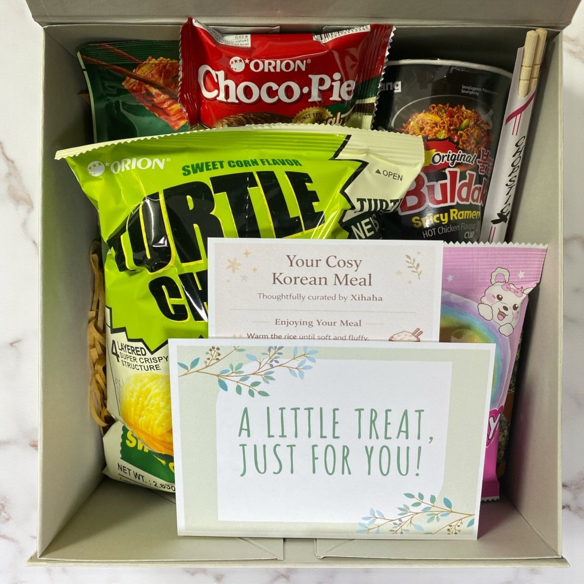 Korean Rice & Snack Gift Box Hamper - Xihaha Oriental Food & Gifts