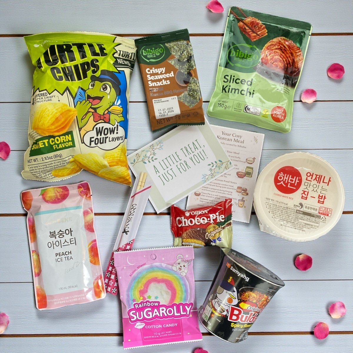 Korean Rice & Snack Gift Box Hamper - Xihaha Oriental Food & Gifts