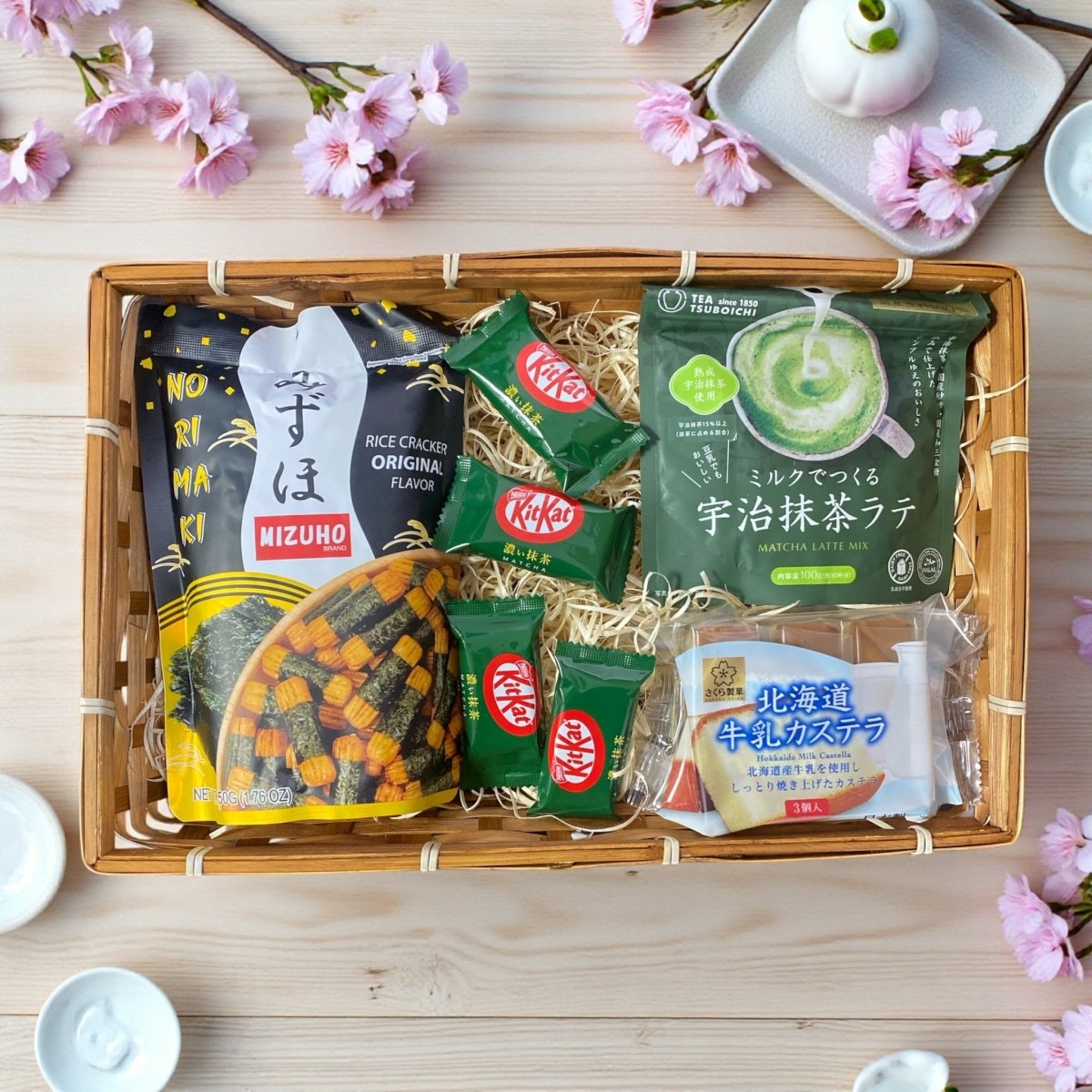 Kyoto Matcha Treats Japanese Snack Food Gift Basket - Xihaha Oriental Food & Gifts