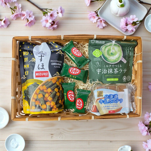 Kyoto Matcha Treats Japanese Snack Food Gift Basket - Xihaha Oriental Food & Gifts