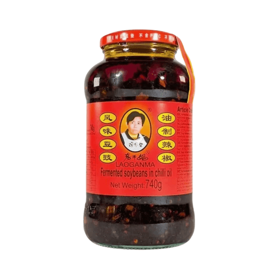 Laoganma Fermented Soybeans in Chilli Oil 740g - Xihaha Oriental Food & Gifts