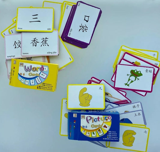 Learn Chinese Gift Set Bilingual Flash Cards Word Cards Game Box Set - Xihaha Limited