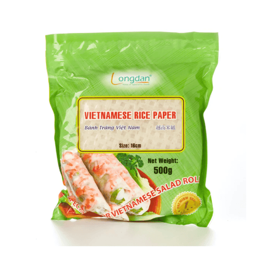 Longdan Round Vietnamese Rice Paper 16cm 500g - Xihaha Limited