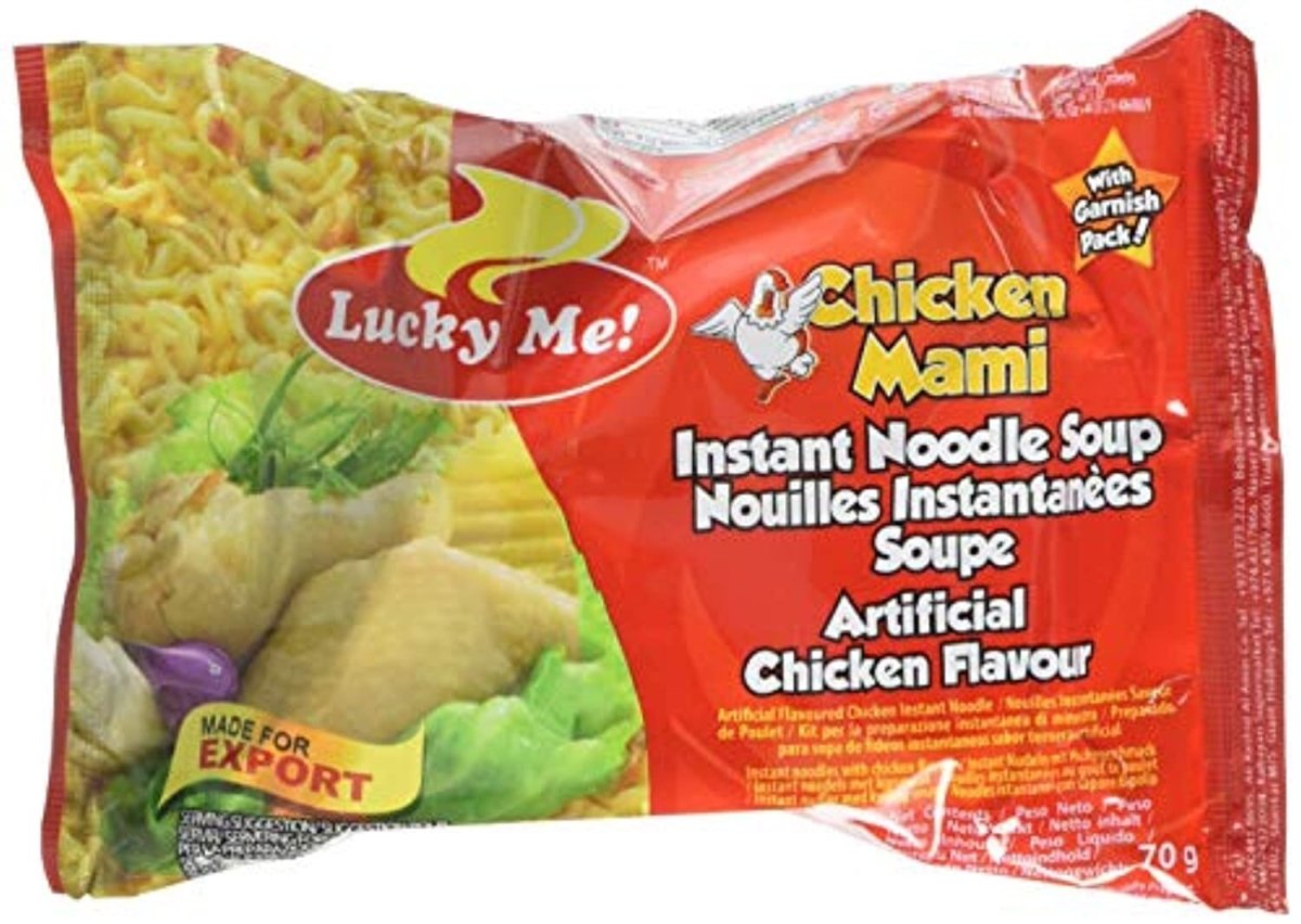 Lucky Me! Instant Pancit Chicken Noodles, halal, 70g 24 packs - Xihaha Limited