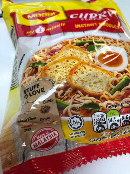 Maggi 2 minutes Malaysian Instant Noodles , Assam, Curry, Laksa - choose variety - Xihaha Limited