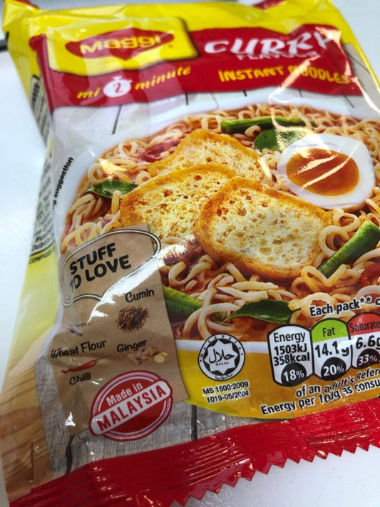 Maggi 2 minutes Malaysian Instant Noodles , Assam, Curry, Laksa - choose variety - Xihaha Limited