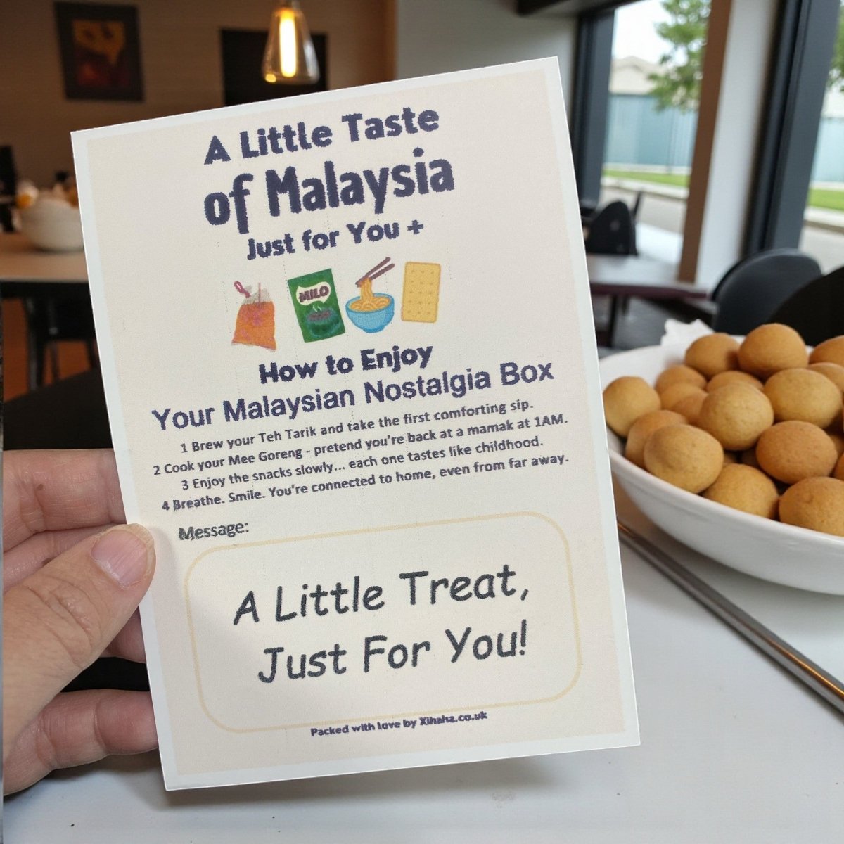 Malaysian Nostalgia Mini Hamper – Milo, Mee Goreng & Snacks Gift Box - Xihaha Oriental Food & Gifts