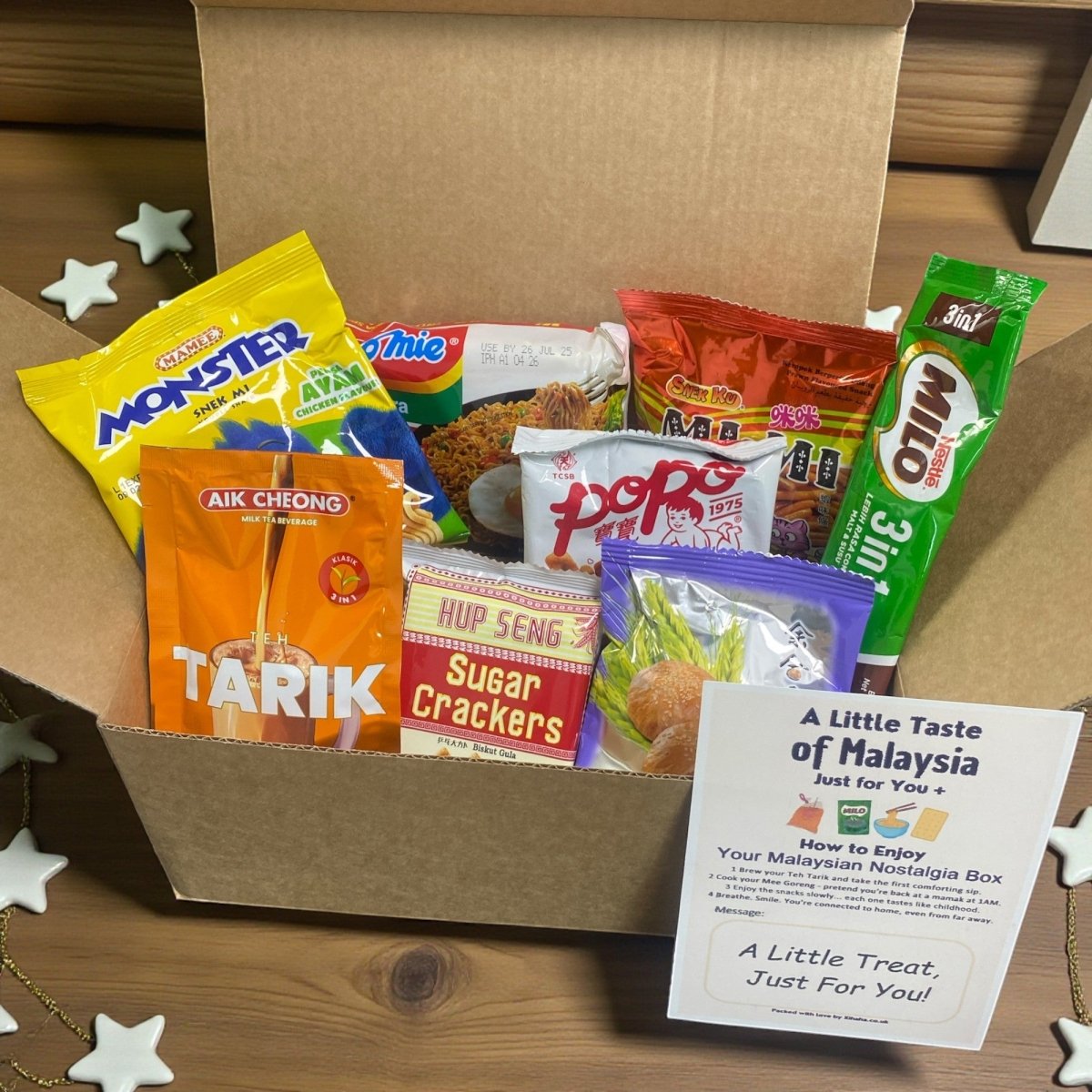 Malaysian Nostalgia Mini Hamper – Milo, Mee Goreng & Snacks Gift Box - Xihaha Oriental Food & Gifts