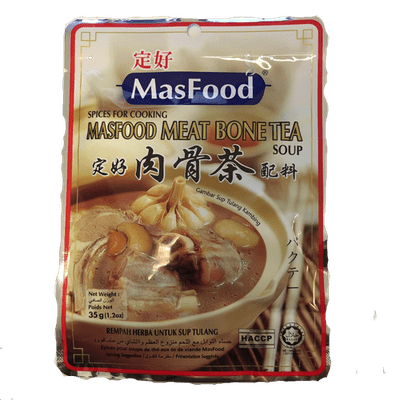 MasFood Meat Bone Tea Herbs for Soup (Malaysian Ba Ku Teh) 35G *Best Before 10 Oct 2025* - Xihaha Oriental Food & Gifts