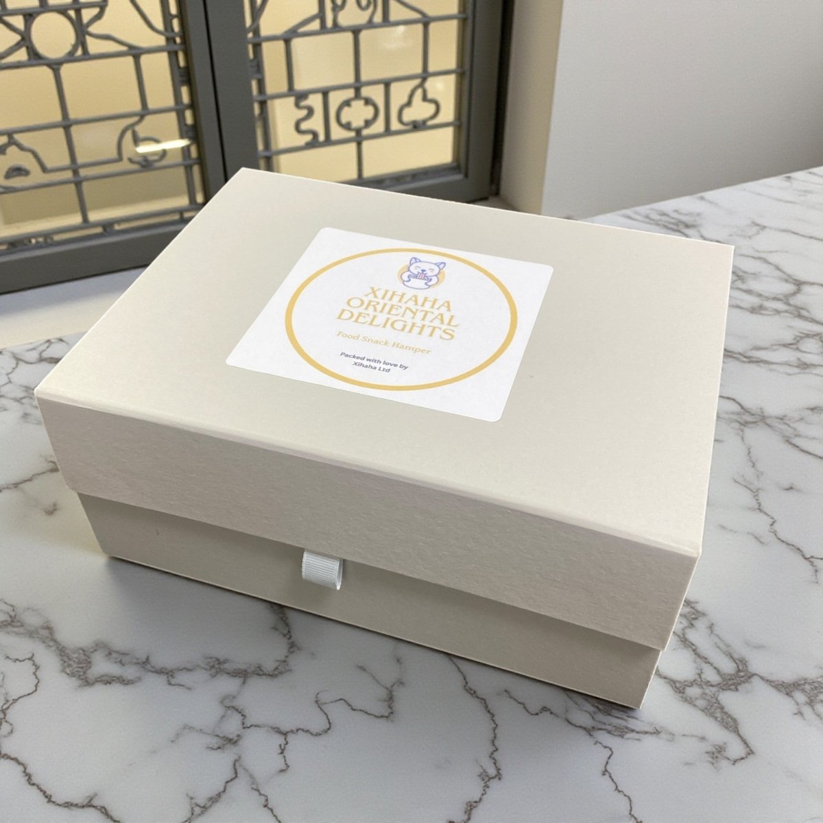 Mini Nissin Ramen Gift Box with noodles, Pocky, Korean drinks & seaweed - Xihaha Oriental Food & Gifts