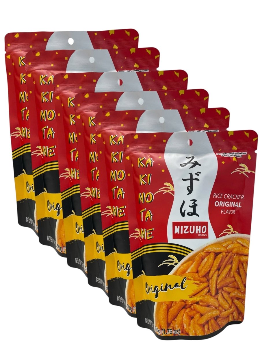 MIZUHO Rice Crackers 50g | Original Kakinotane | Norimaki California Roll Flavour - Xihaha Oriental Food & Gifts