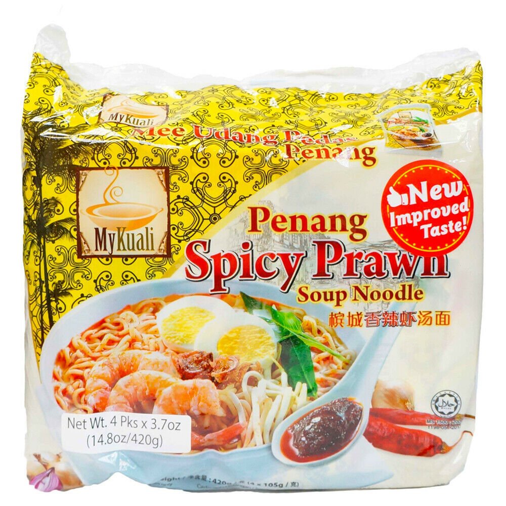 MyKuali Penang Hokkien Prawn Noodle 4 Packs - Xihaha Limited