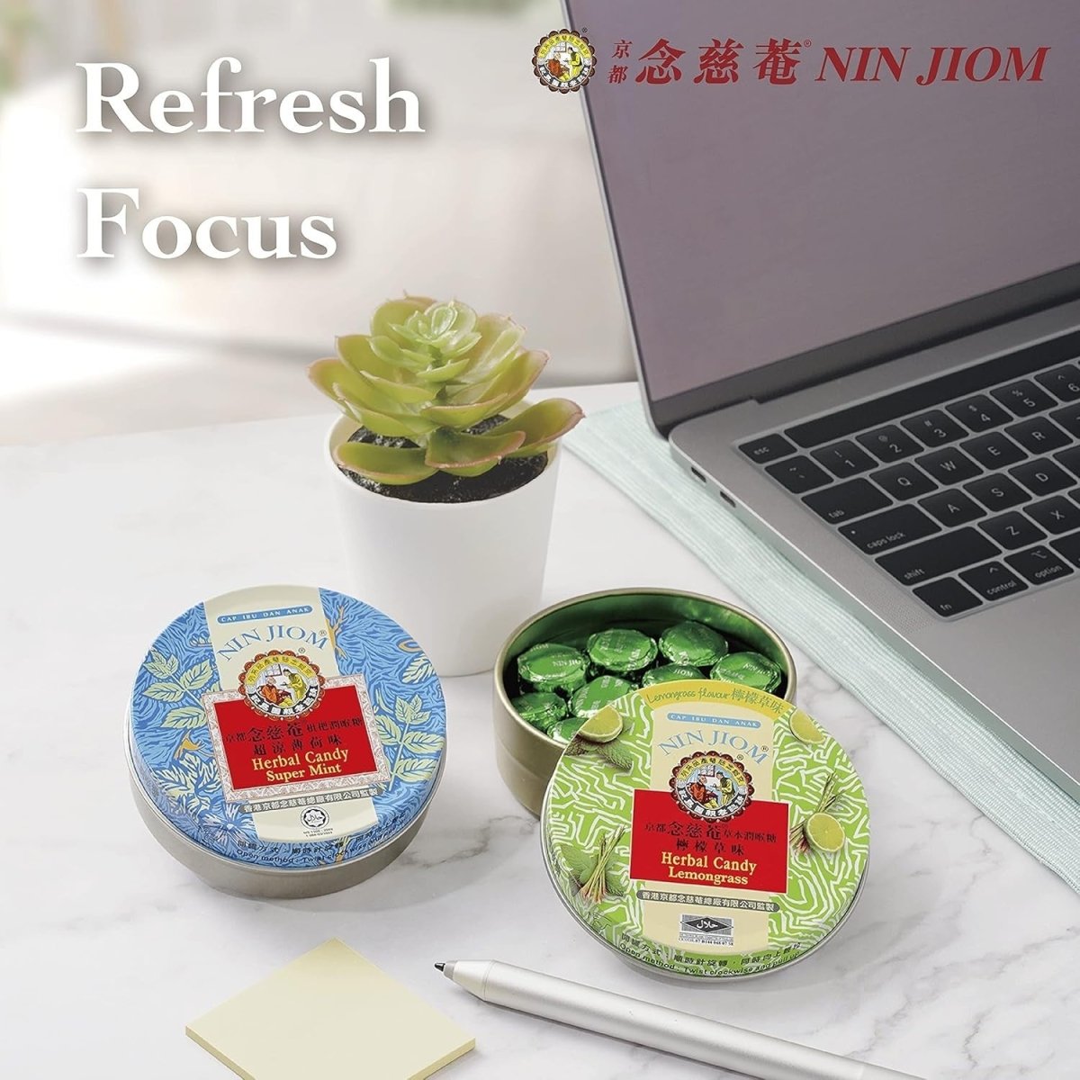 Nin Jiom Herbal Candy 60g | Original | Tangerine Lemon |etc - Choose Flavour - Xihaha Oriental Food & Gifts