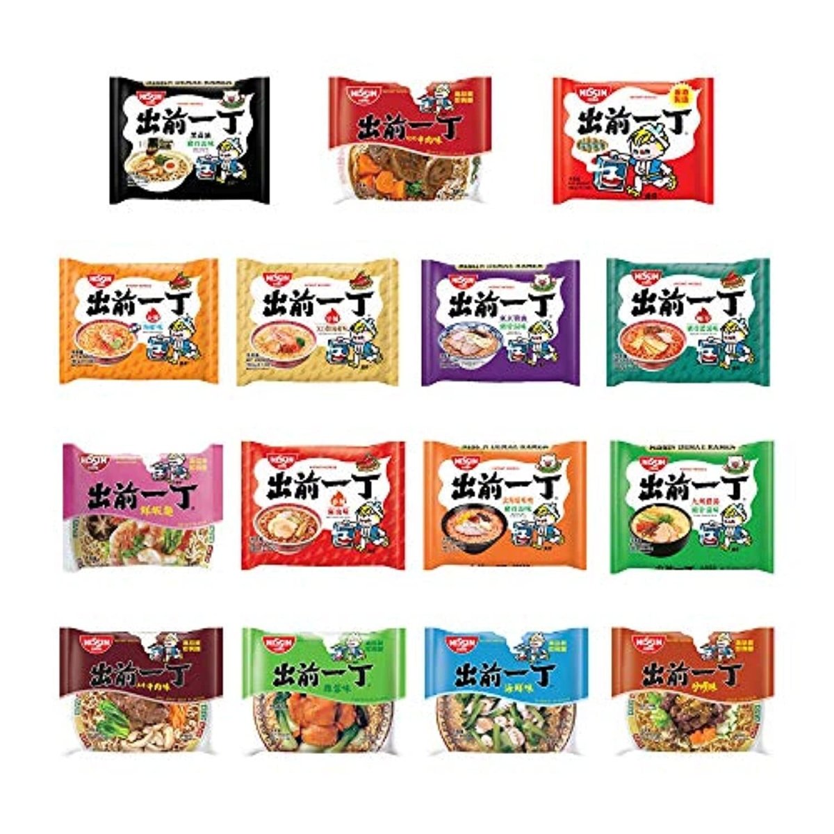 Nissin Demae Ramen Assorted Flavour 100g (Pack of 10 Random 5 Flavour) - Xihaha Limited