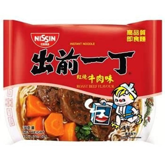 Nissin Roast Beef Demae Ramen Instant Noodles 100g (Pack of 30) - Xihaha Oriental Food & Gifts