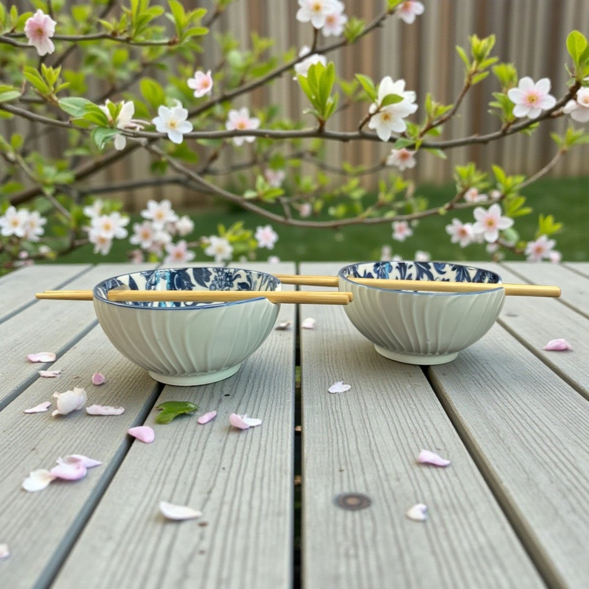Nissin “Share Your Noodles” Gift Hamper for Two – Ramen Bowls, Milk Tea, Dorayaki & Japanese Togarashi - Xihaha Oriental Food & Gifts