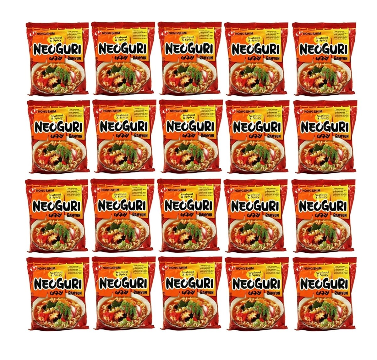 Nongshim Neoguri Hot Instant Noodles 120g (Pack of 20) - Xihaha Limited