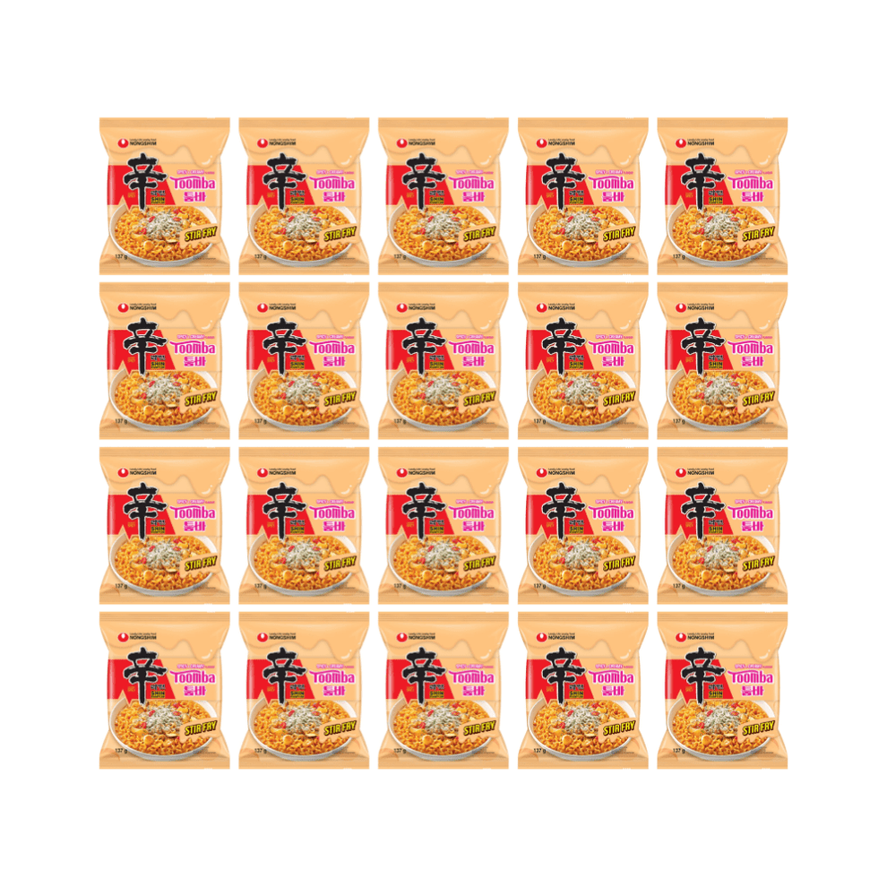 Nongshim Shin Ramyun Toomba Stir Fry Noodles 137g (Pack of 20) – Spicy ...