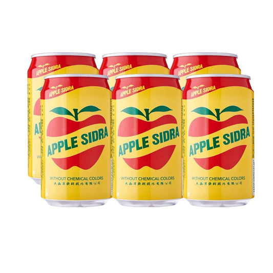 OB Apple Sidra Carbonated Apple Drink Non - Alcoholic 330ml x 6 Can - Xihaha Oriental Food & Gifts