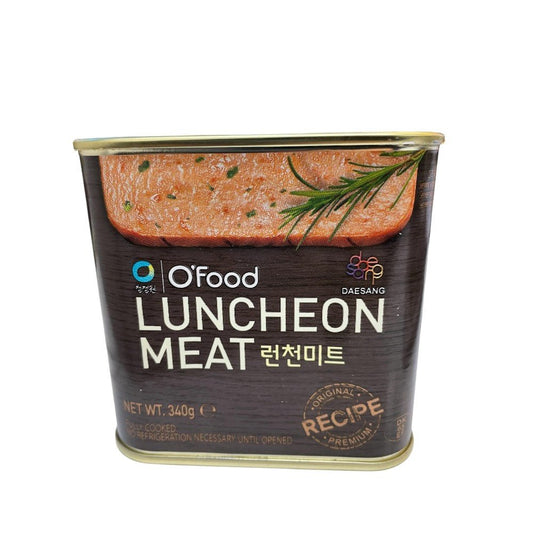 O'Food Luncheon Meat 340g – Korean SPAM Canned Pork Luncheon Meat for Budae Jjigae, Fried Rice & Korean Cooking - Xihaha Oriental Food & Gifts