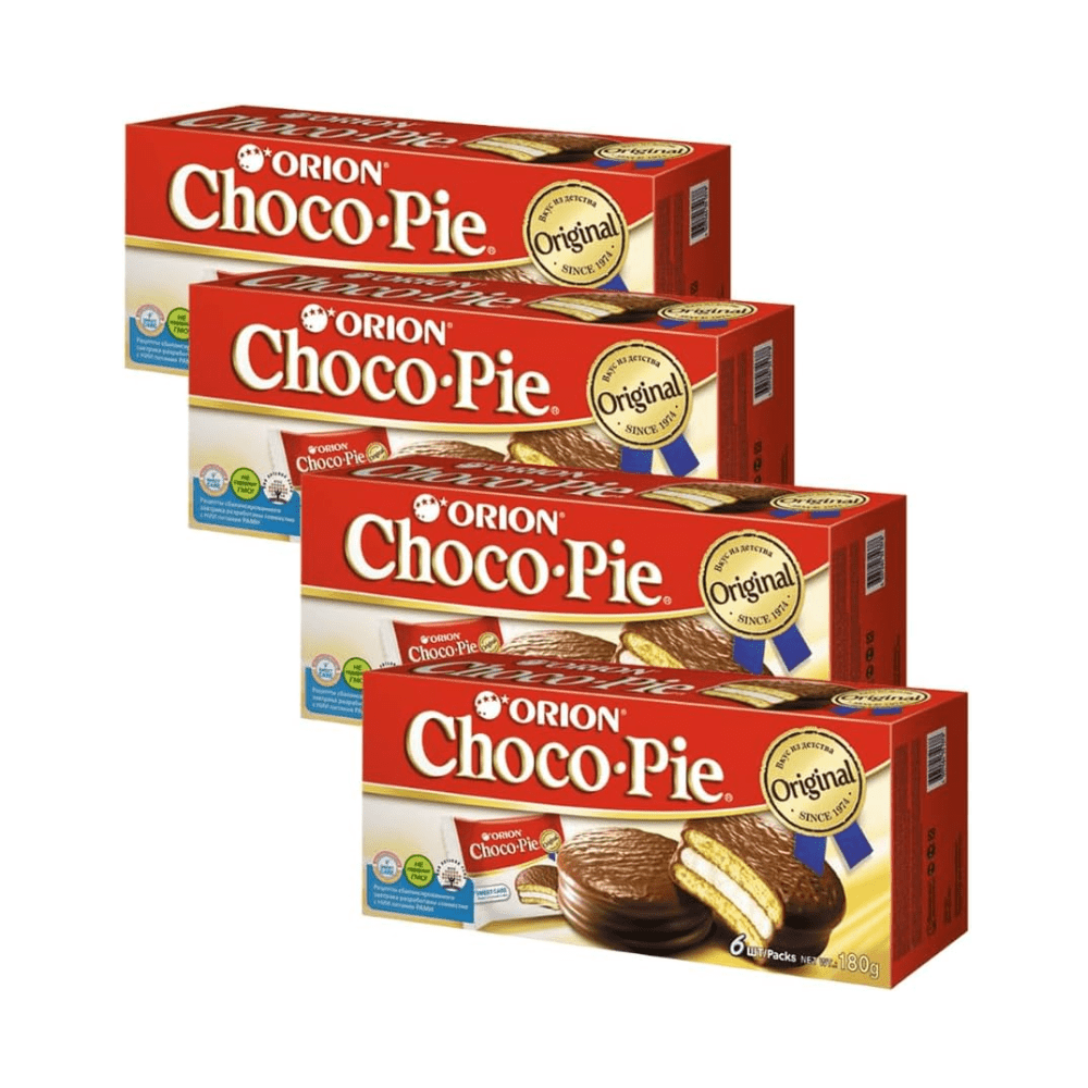 Orion Choco Pie (30g x 6 packs) 180g - Xihaha Oriental Food & Gifts