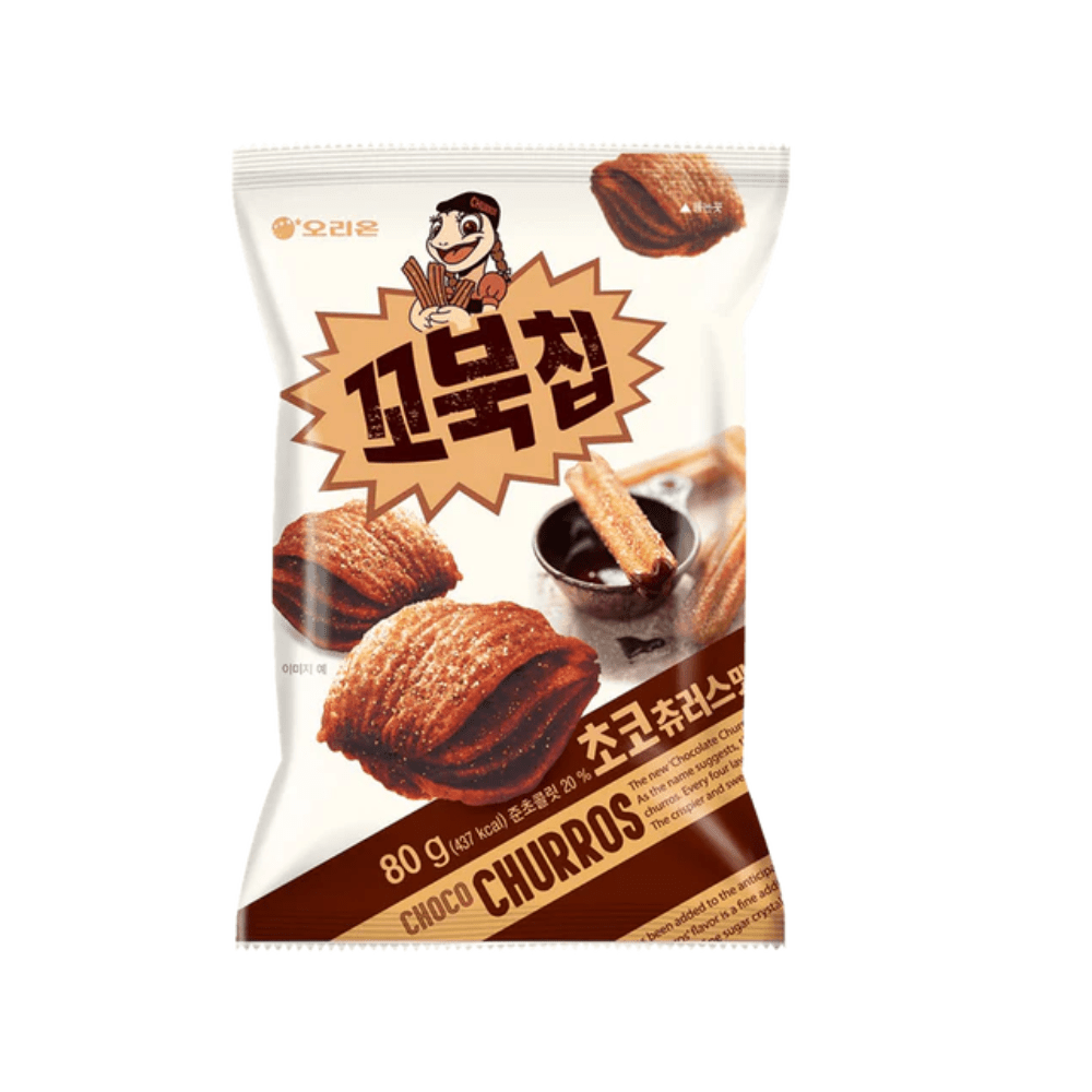 Orion Kkobuk Chip Choco Churros 80g - Xihaha Oriental Food & Gifts