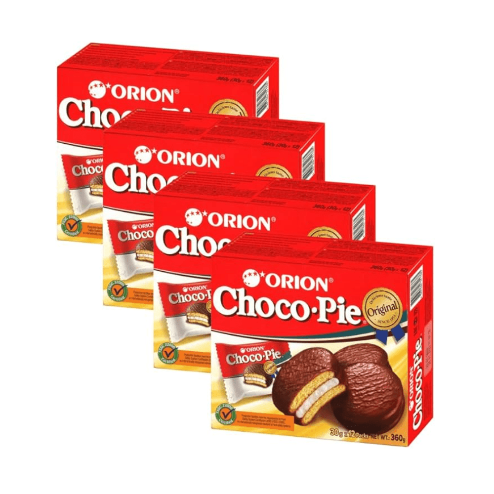 Orion Korean Choco Pie Marshmallow Chocolate Snack (30g x 12Packs) 360g - Xihaha Oriental Food & Gifts