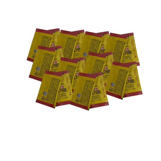 Ottogi Korean Roasted Sesame Oil Sachets 4.5ml 20 sachets | 50 sachets - Catering camping short stay - Xihaha Oriental Food & Gifts