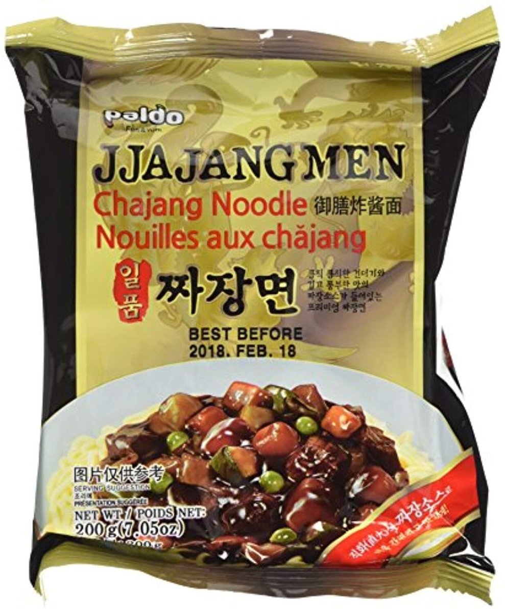 Paldo Jjajang Jia Jangmen (Chajang Noodle) 120g (Pack of 4) - Xihaha Limited