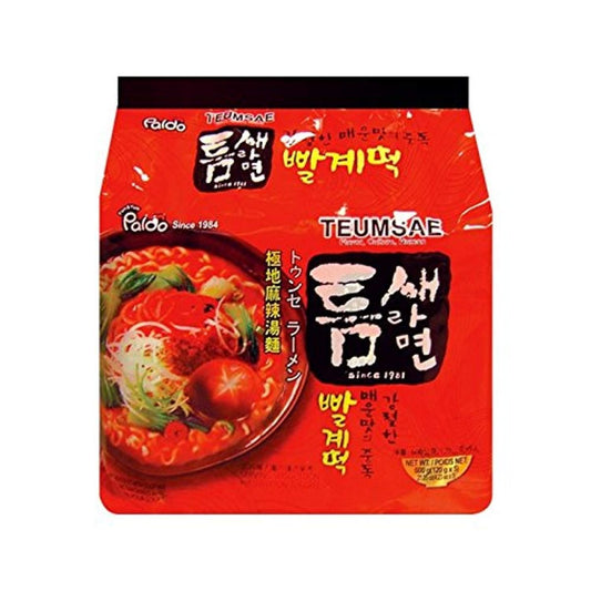Paldo Teumsae Ramen 120g (Pack of 5) - Xihaha Oriental Food & Gifts