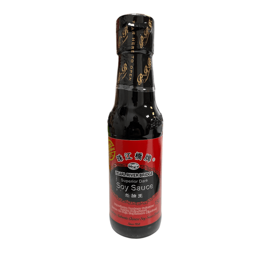 Pearl River Bridge Superior Dark Soy Sauce 150ml – Naturally Brewed Chinese Dark Soy Sauce (Pack of 12) - Xihaha Oriental Food & Gifts