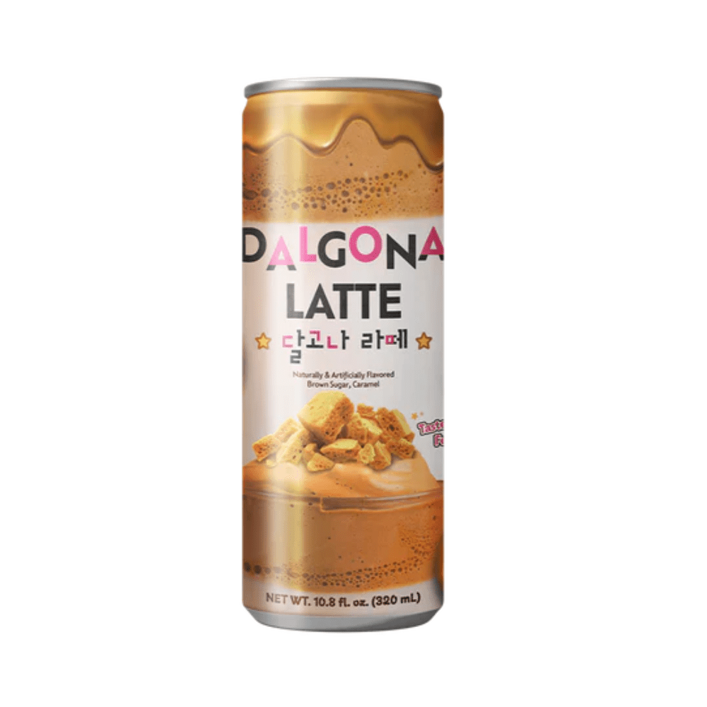 POCAS Dalgona Brown Sugar Milk Latte, Can Drink 320ml - Xihaha Oriental Food & Gifts