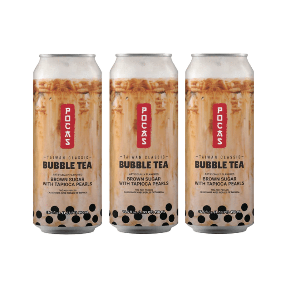 Pocas Taiwanese Bubble Tea with Tapioca Pearls - Choose Flavour - Xihaha Oriental Food & Gifts