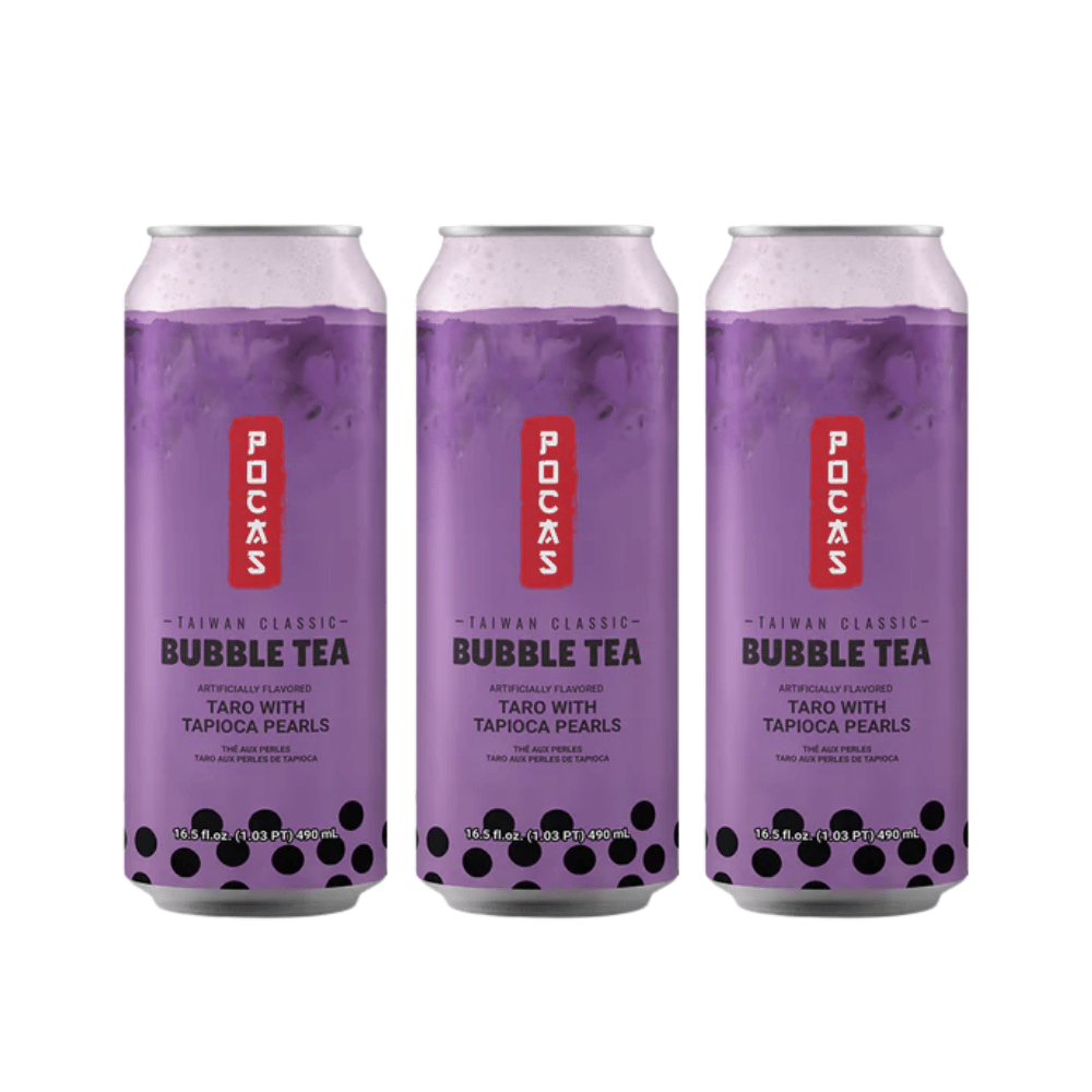 Pocas Taiwanese Bubble Tea with Tapioca Pearls - Choose Flavour - Xihaha Oriental Food & Gifts