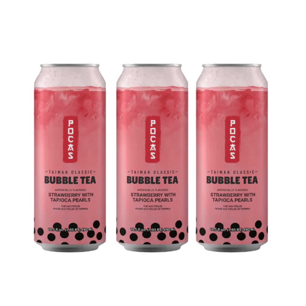 Pocas Taiwanese Bubble Tea with Tapioca Pearls - Choose Flavour - Xihaha Oriental Food & Gifts