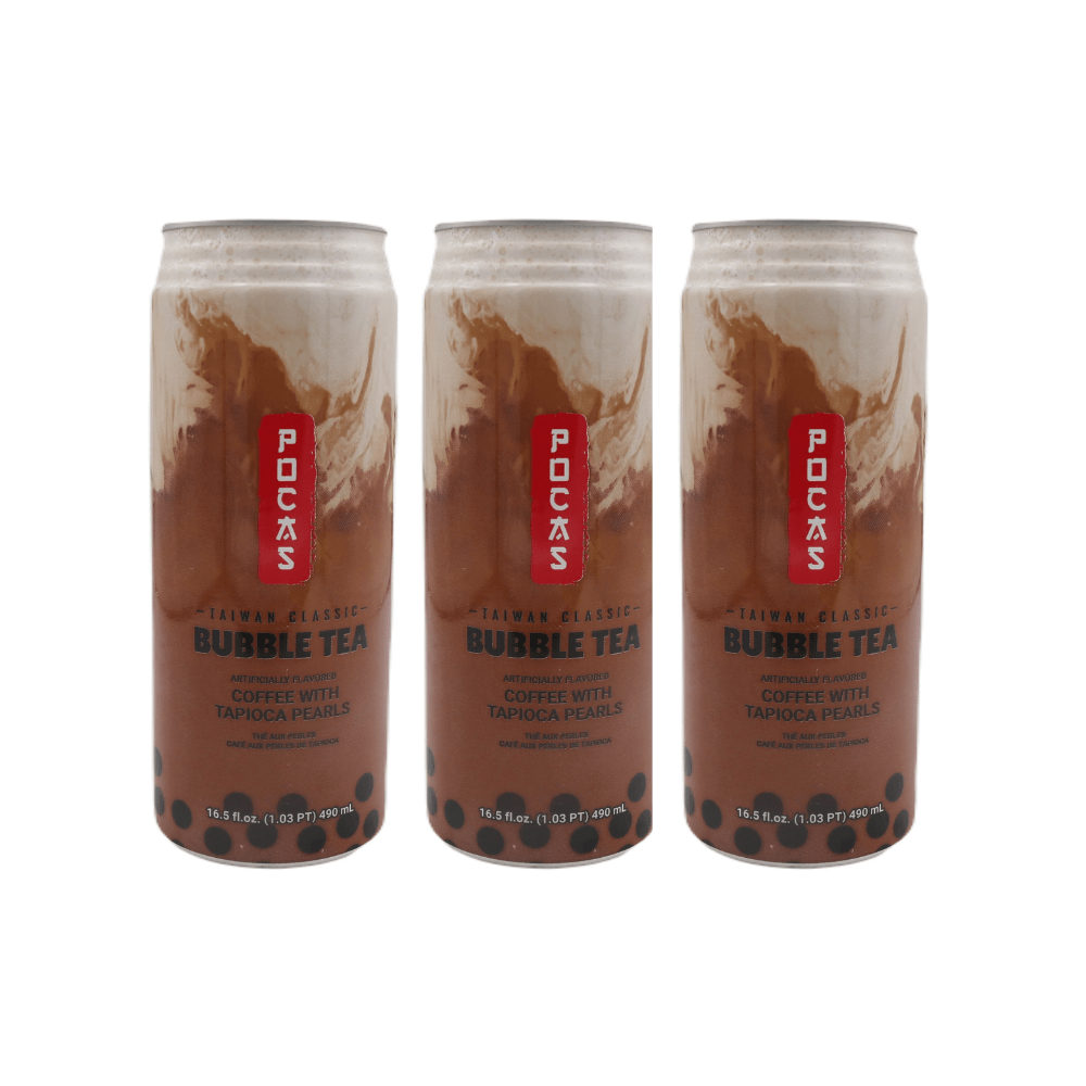 Pocas Taiwanese Bubble Tea with Tapioca Pearls - Choose Flavour - Xihaha Oriental Food & Gifts
